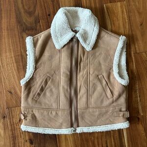 HYFVE Suede Sherpa Vest